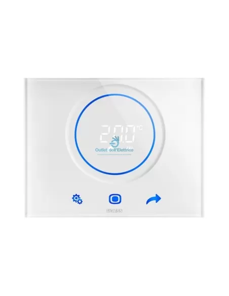 Gewiss GW16971CB Weißer Eisthermostat